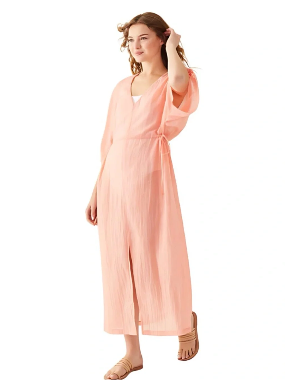 gauzy beach dress Linen Gauze Dress - Dresses for Women Summer- Gauze Dress Women